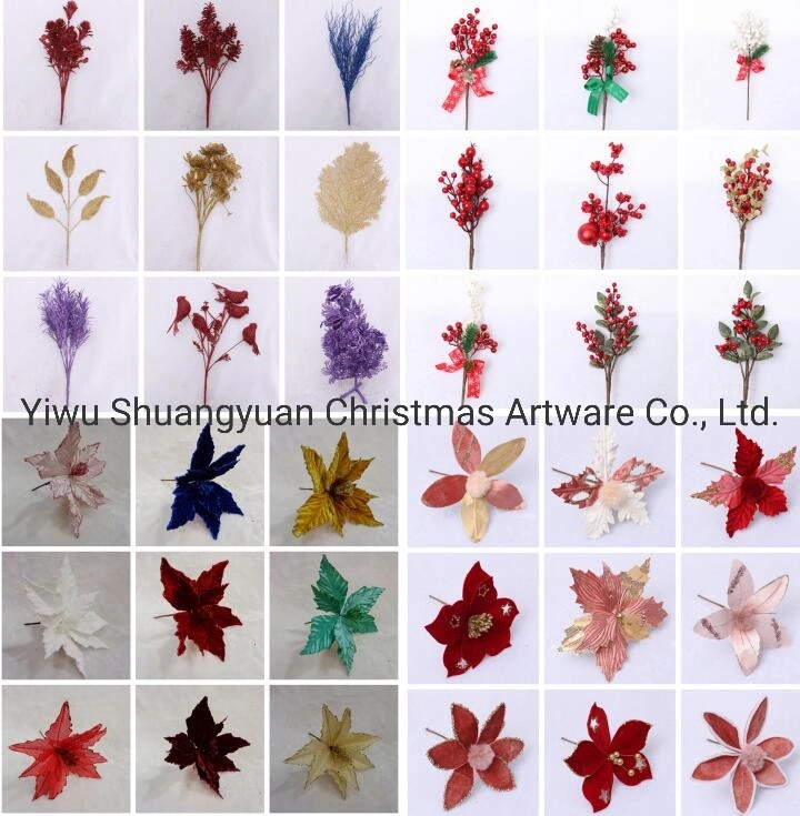 Red Branch Christmas Decorations Lively Christmas Tree Branches