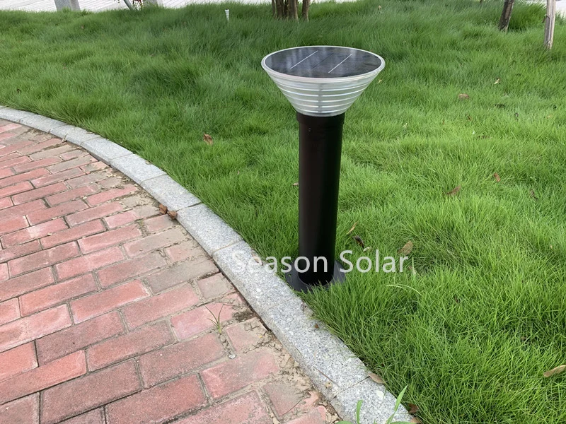 Smart Energy System Decoration Lighting Outdoor Bollard Solar Garden Light with LiFePO4 Battery & LED Light