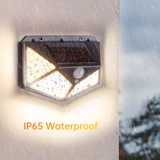 Wasserdichte Sicherheits-Bewegungsmelder-Lampe, Solar-Rasenbeleuchtung, IP65, Solar-Gartenleuchte