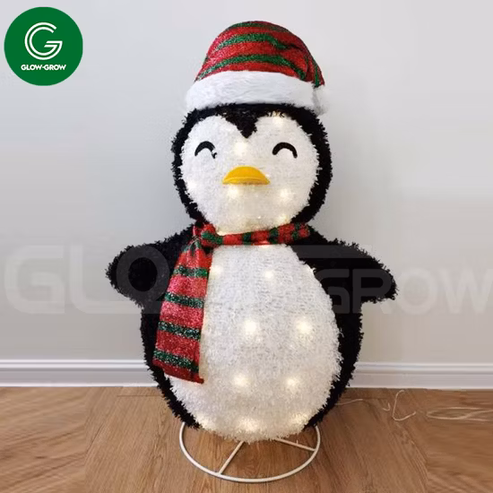 1,2 m 3D faltbares Schneemann-Motiv-Licht, LED-Lichterkette für Weihnachten, Weihnachten, Urlaub, Heimdekoration